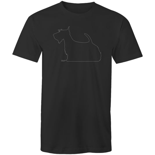 Men's Scottish Terrier Silhouette T-Shirt