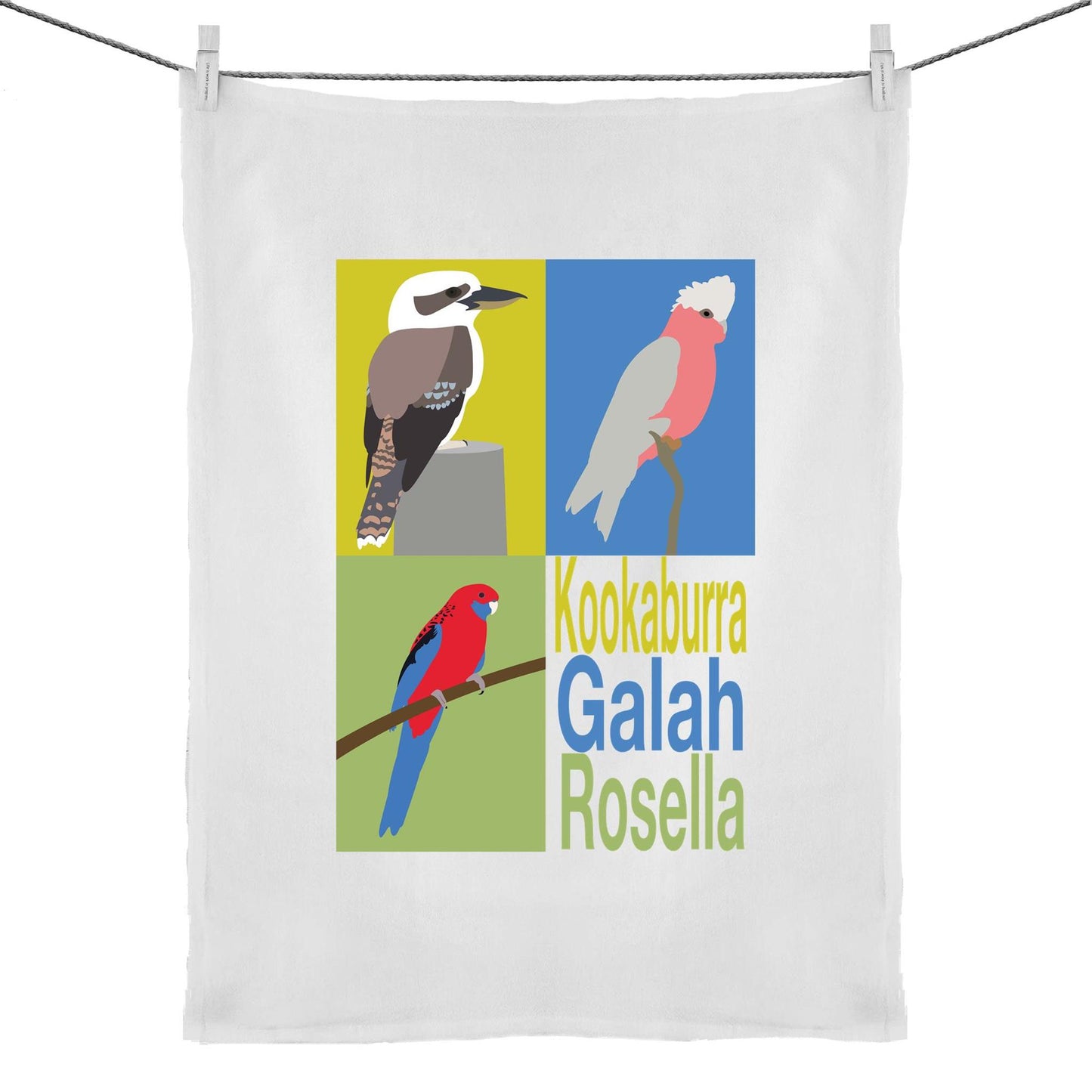 Birds Tea Towel