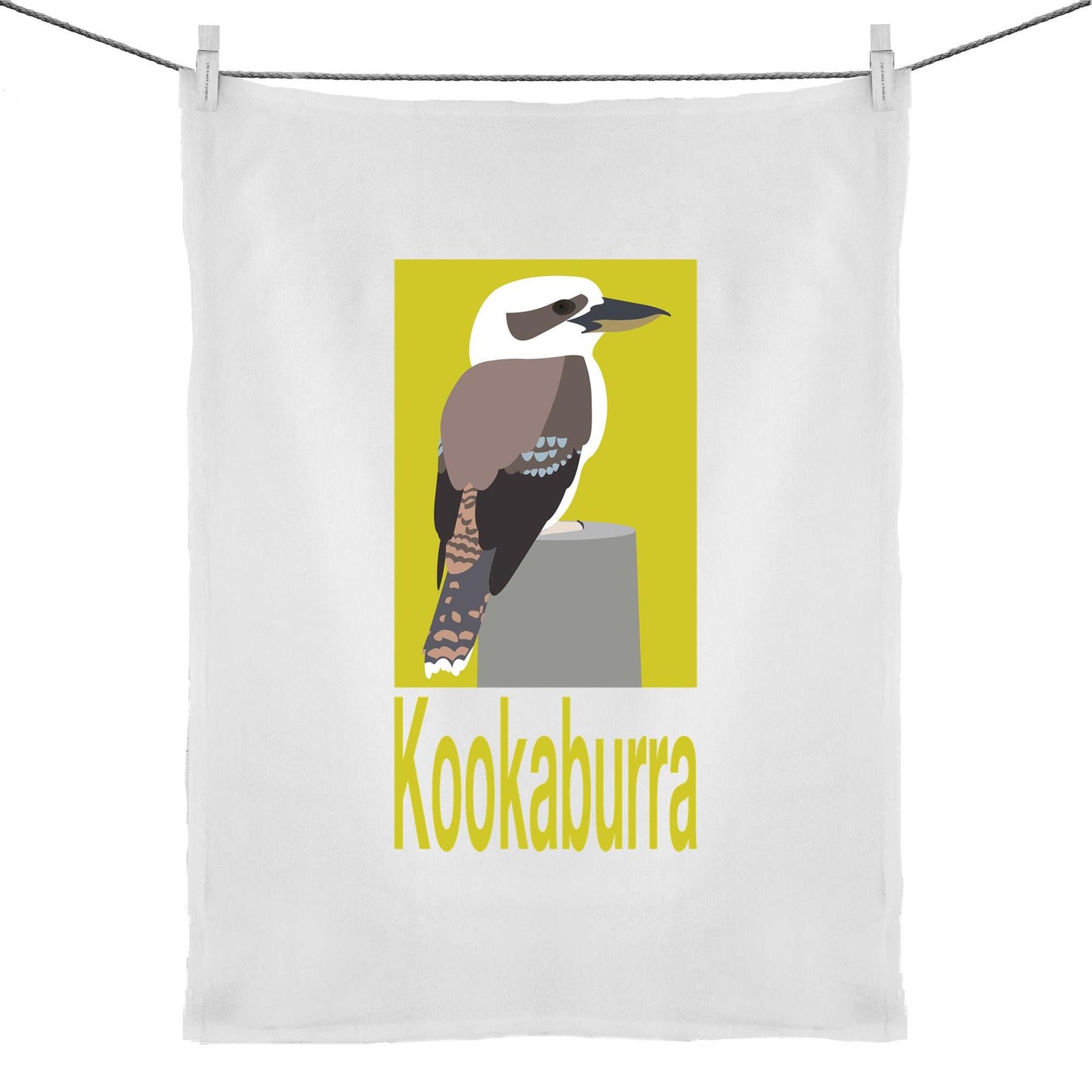 Kookaburra Tea Towel