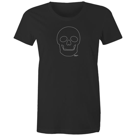 Women's Skull Silhouette T-Shirt