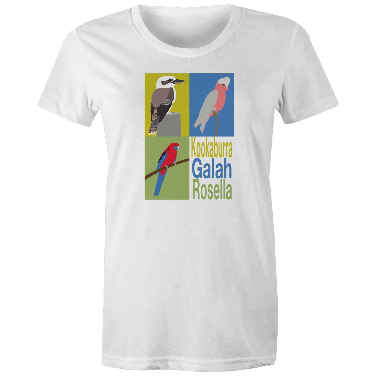 Women's Australian Birds Pop Art T-Shirt