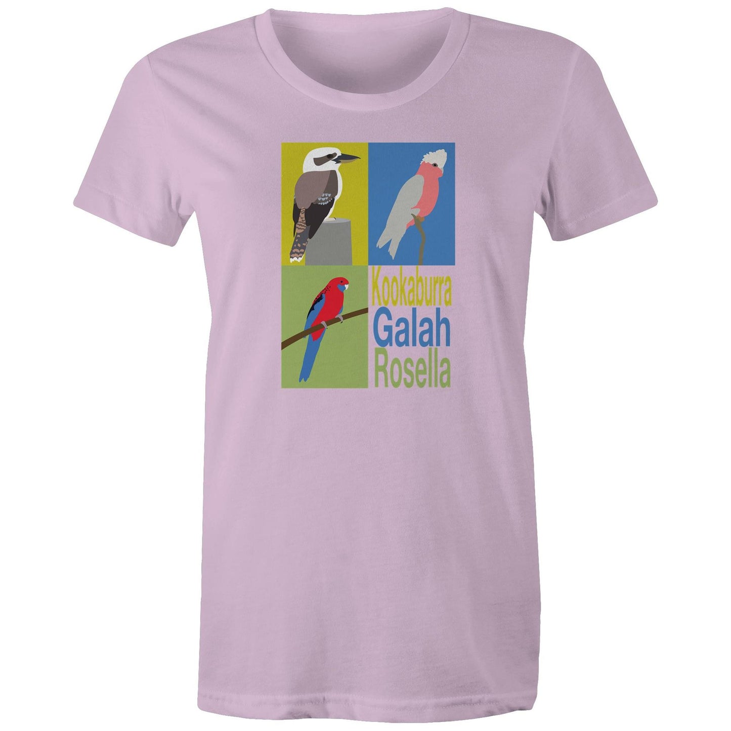 Women's Australian Birds Pop Art T-Shirt