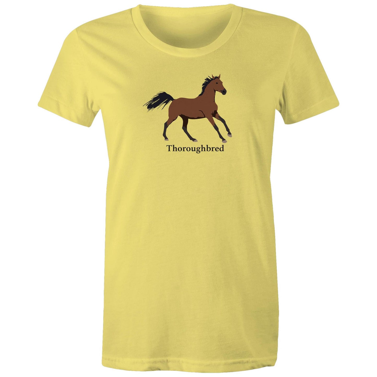 Women's Thoroughbred Horse T-Shirt