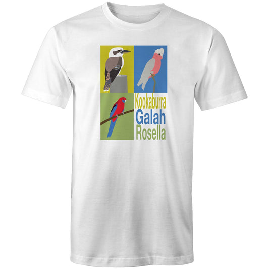 Men's Australian Birds Pop Art T-Shirt